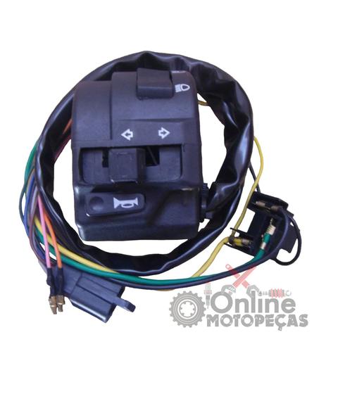 Imagem de Conjunto Interruptor Luz XT225 TDM225 DT200R 98-00 Lado Esq DUAS BARRAS