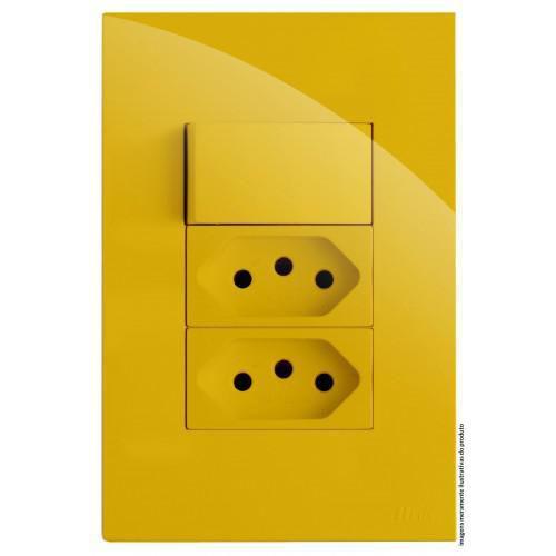 Imagem de Conjunto Interruptor Paralelo Dupla 10A 4X2 Brg11365-4Mt