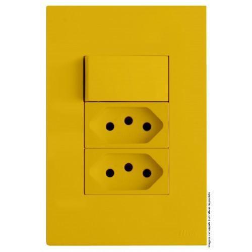 Imagem de Conjunto Interruptor Paralelo Dupla 20A 4X2 Brs12309-9Mt