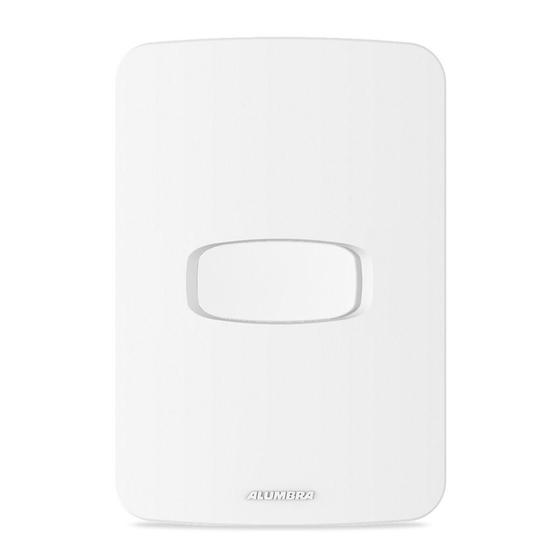 Imagem de Conjunto Interruptor Simples 4X2 10A Branco Gracia Maxx