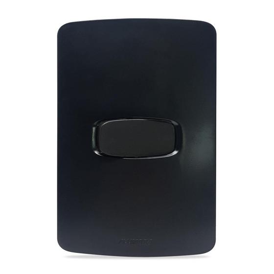 Imagem de Conjunto Interruptor Simples 4X2 10A Preto Gracia Maxx 85648