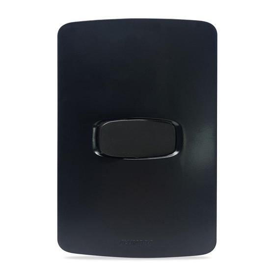Imagem de Conjunto Interruptor Simples 4x2 10A Preto Gracia Maxx 85648 Alumbra