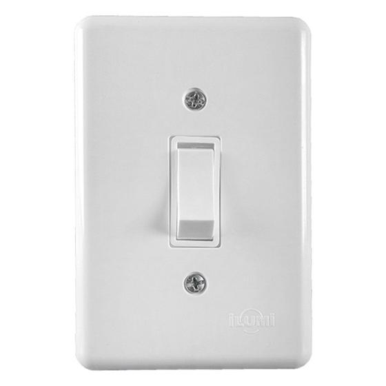 Imagem de Conjunto Interruptor Simples 6A 250V Stylus Ilumi