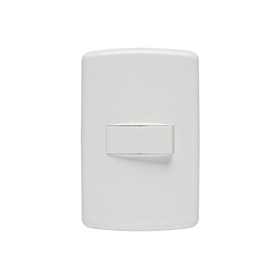 Imagem de Conjunto Interruptor Simples com Placa 4x2 Duale Up Branco - Iriel