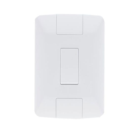 Imagem de Conjunto Interruptor Simples Completo Com Placa Aria 4x2 Tramontina