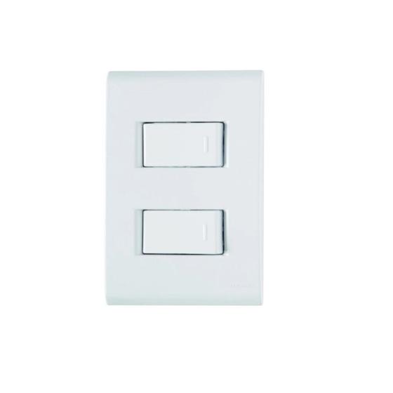 Imagem de Conjunto Interruptor Simples Duplo 57170/040 Tramontina Liz