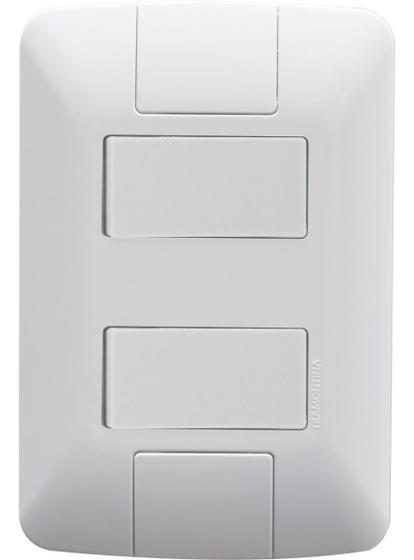 Conjunto Interruptor Simples Duplo 6A 250V Aria Tramontina Menor preço em Conjunto Interruptor Simples Duplo 6A 250V Aria Tramontina