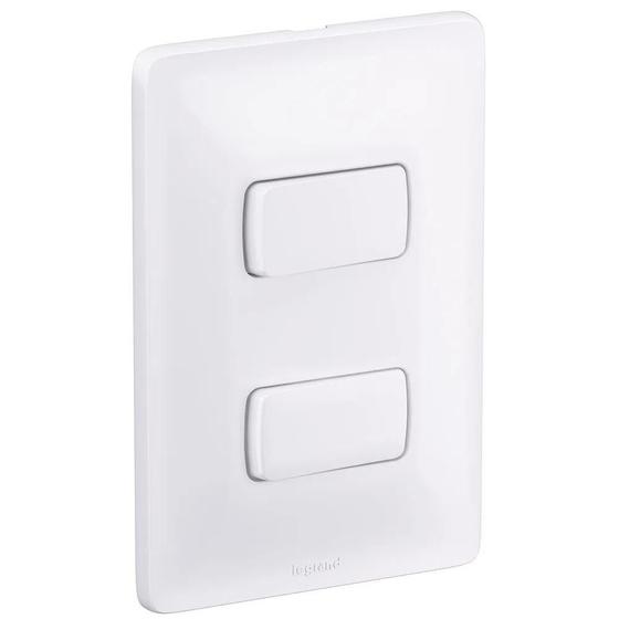 Imagem de Conjunto Interruptor Simples E Paralelo Branco Pial Zeffia