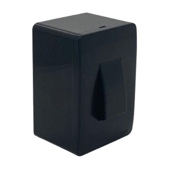 Imagem de Conjunto Interruptor Simples Sobrepor Sistema X Preto Black