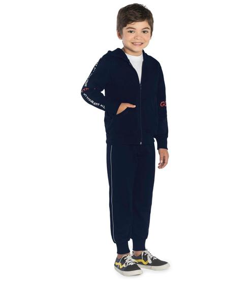 Imagem de Conjunto Jaqueta com Capuz e Calça Rovitex Kids Azul