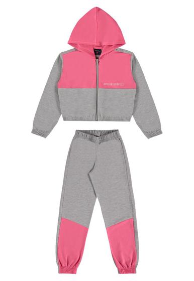 Imagem de Conjunto Jaqueta Cropped e Calça Infantil Menina Guloseima