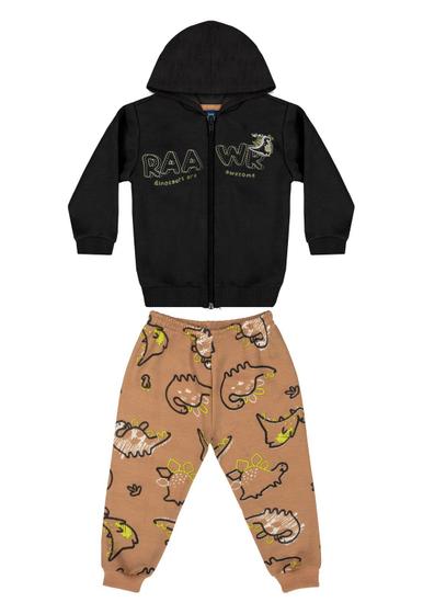 Imagem de Conjunto Jaqueta e Calça em Moletom Bebê Menino Bee Loop