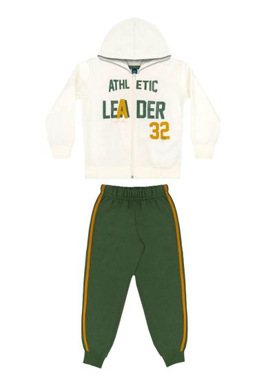 Imagem de Conjunto Jaqueta e Calça em Moletom Infantil Menino Bee Loop