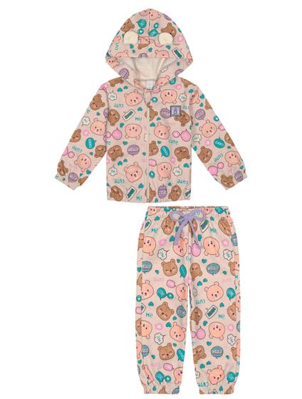 Imagem de Conjunto Jaqueta E Calça Total Print Natural Abrange