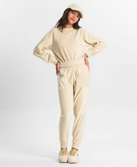 Imagem de Conjunto Juvenil em Plush Minty Bege