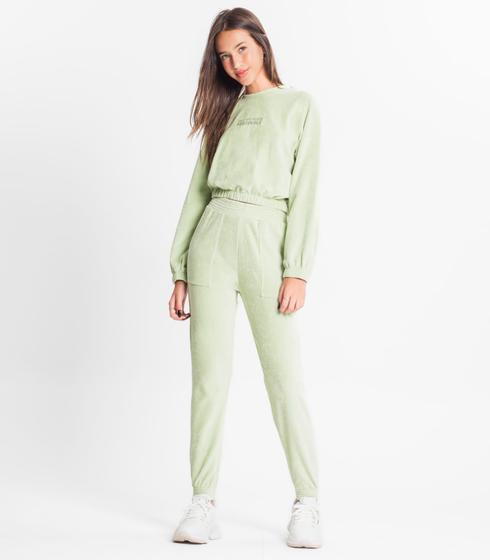 Imagem de Conjunto Juvenil Feminino Blusão Com Calça Minty Verde