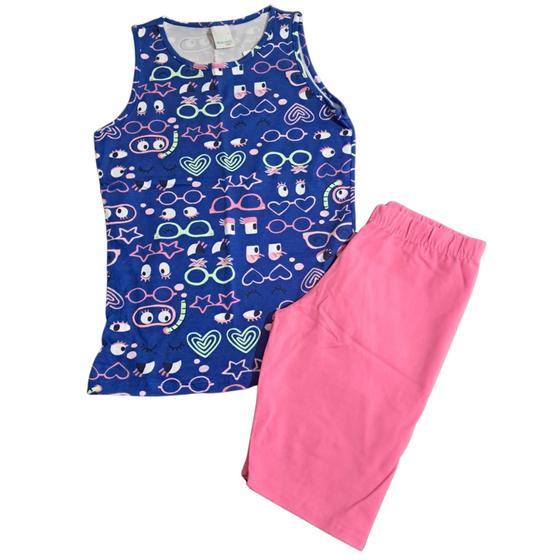 Imagem de Conjunto juvenil menina regata blusinha bermuda Malwee Kids