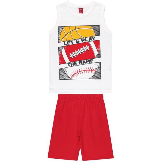 Imagem de Conjunto Juvenil Regata E Short Menino Bee Loop Ref. 13956
