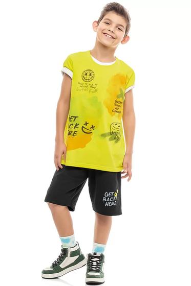 Imagem de Conjunto Kamylus Infantil Menino Get Back Amarelo