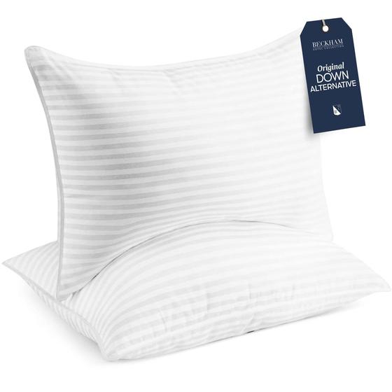 Imagem de Conjunto King Size de 2 almofadas de cama Beckham Hotel Collection