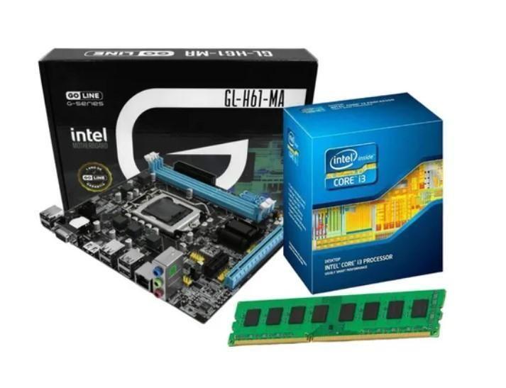 Imagem de Conjunto Kit Upgrade Intel Core I3 3 Geração 4Gb Ddr3