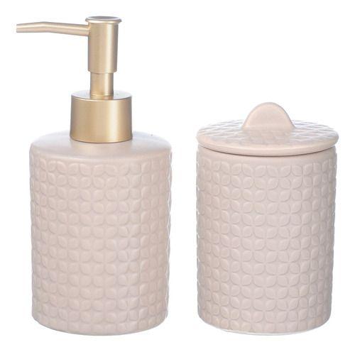 Imagem de Conjunto Lavabo Banheiro 2 Peças Saboneteira Líquida / 220