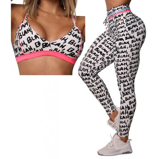 Imagem de Conjunto Legging Empina Bumbum + Top Bla Bla Bla Moving