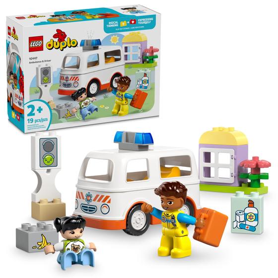 Imagem de Conjunto LEGO DUPLO Town - Ambulância e Motorista