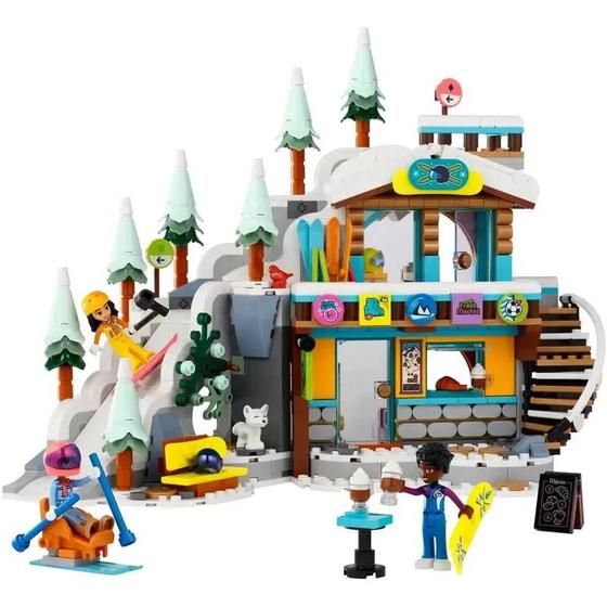 Imagem de Conjunto Lego Friends Pista de Esqui e Café de Natal - 980 Peças