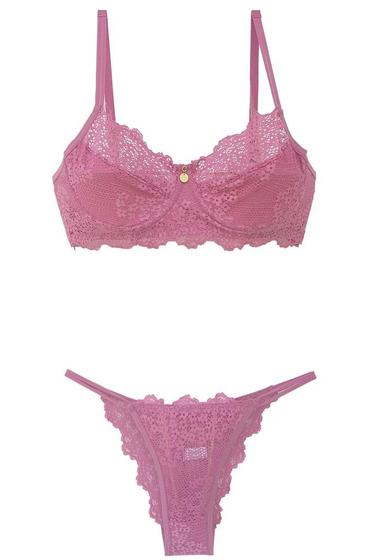 Imagem de Conjunto Lingerie Laís sem Bojo de Renda