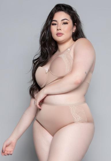 Imagem de Conjunto Lingerie Plus Size Luxo Com Bojo