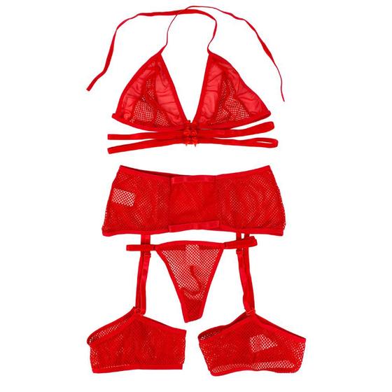 Imagem de Conjunto Lingerie Sex Appeal com Cinta Liga