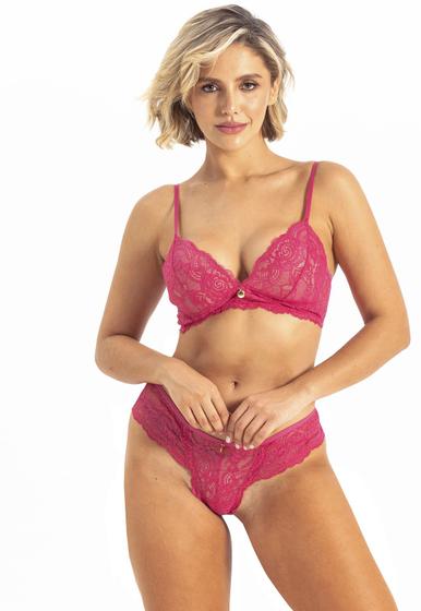 Imagem de Conjunto Lingerie Top e Calcinha De Renda Trituê