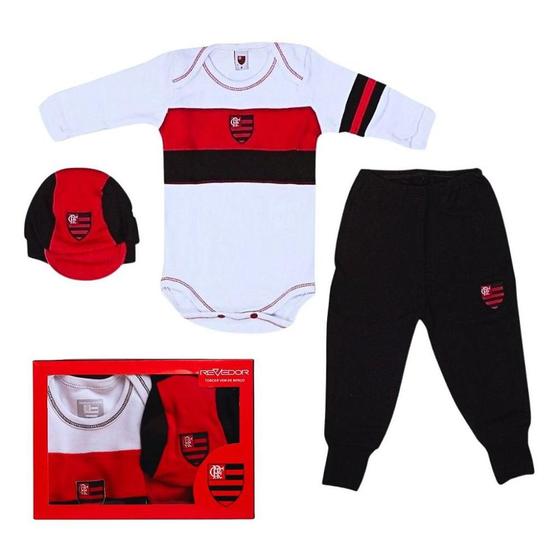 Imagem de Conjunto Longo Flamengo Body com Boné Revedor