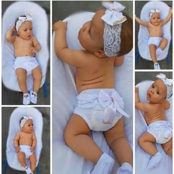 Imagem de Conjunto Luxo Calcinha Bunda Rica Com Faixa de Cabelo RN a 12 meses