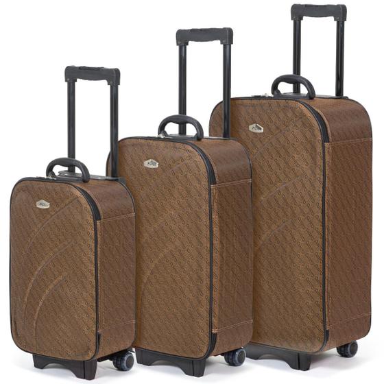 Imagem de Conjunto Mala De Viagem Com 3 Peças (Mala P Medida ANAC)