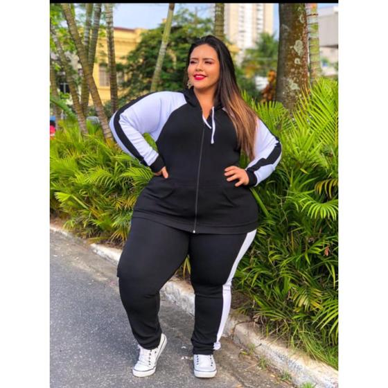 Imagem de Conjunto Malha Crepe Plus Size