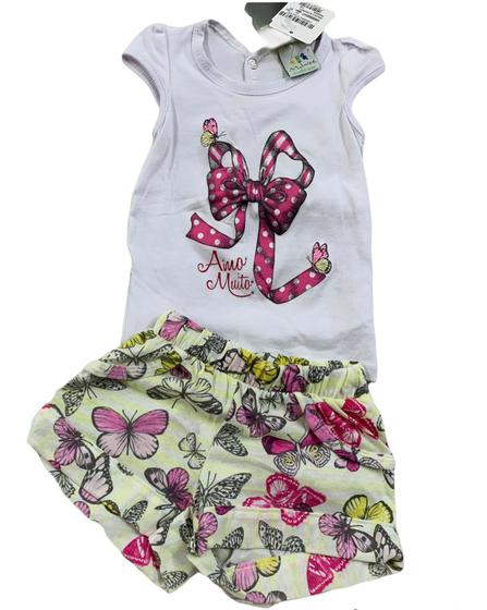 Imagem de Conjunto Malwee Feminino Infantil Tam 1