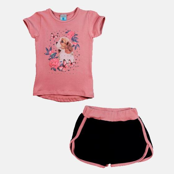 Imagem de Conjunto Manabana Shrots e Blusinha Curto Infantil Menina