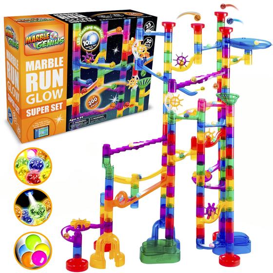 Imagem de Conjunto Marble Run Track Race Super Set Marble Genius 200 unidades para maiores de 4 anos