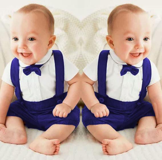 Imagem de Conjunto Masculino bebê, camisa social bebê Varias cores