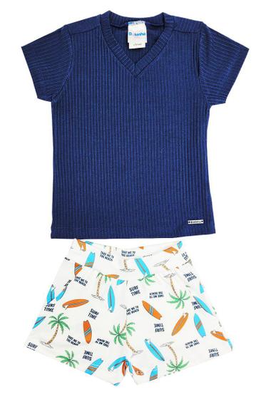 Imagem de Conjunto masculino camiseta e shorts surf