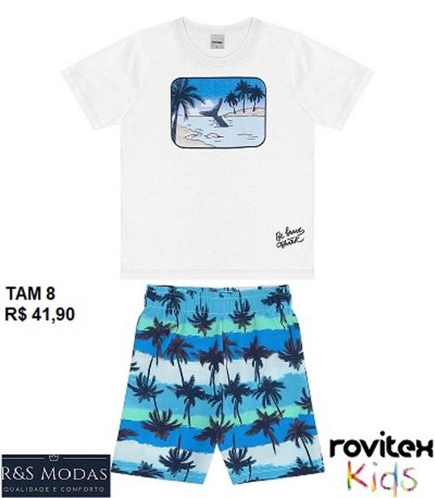 Imagem de Conjunto masculino infantil Shark Rovitex Kids