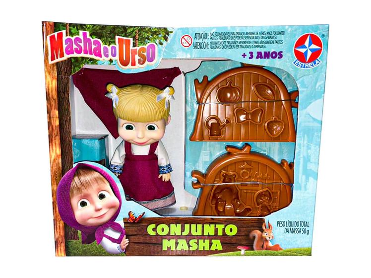 Imagem de Conjunto Masha e Casinha do Urso 15cm - Estrela