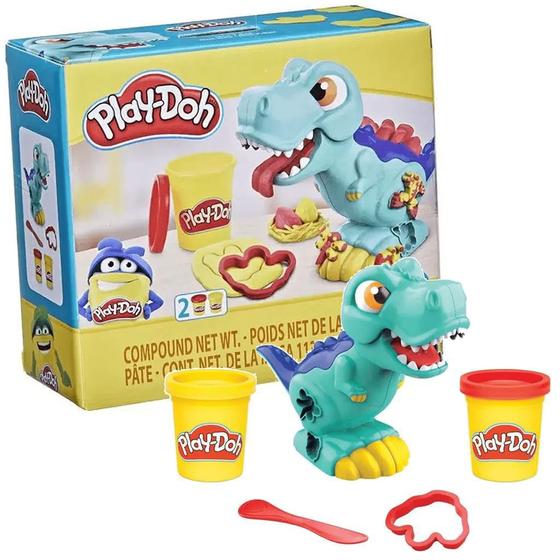 Imagem de Conjunto Massinha De Modelar Play Dooh Dinossauro Hasbro