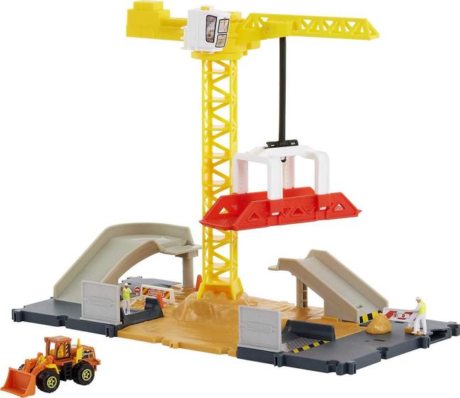 Imagem de Conjunto Matchbox Action Drivers - Veículos de Construção com Escavadeira