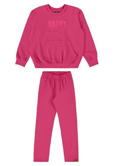 Imagem de Conjunto Menina Blusão e Calça Legging Molecotton Bee Loop
