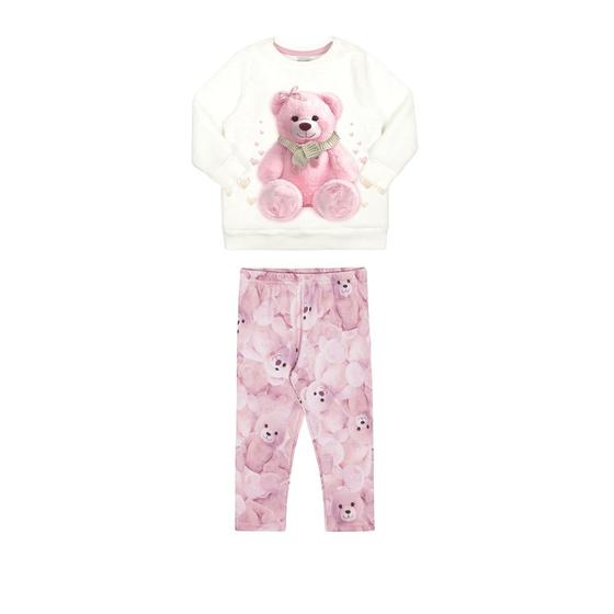 Imagem de Conjunto Menina Blusão em Pelo P ao 3 Alakazoo Ref. 66100