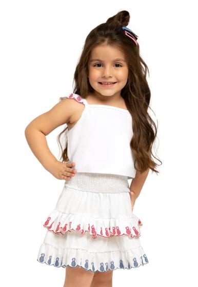 Imagem de Conjunto Menina Branco Nanai
