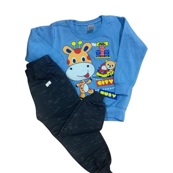 Imagem de Conjunto menino Bater  Blusa calca Maindra tam 01